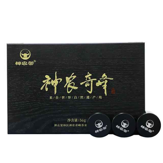 神农奇峰木盒八小罐绿茶